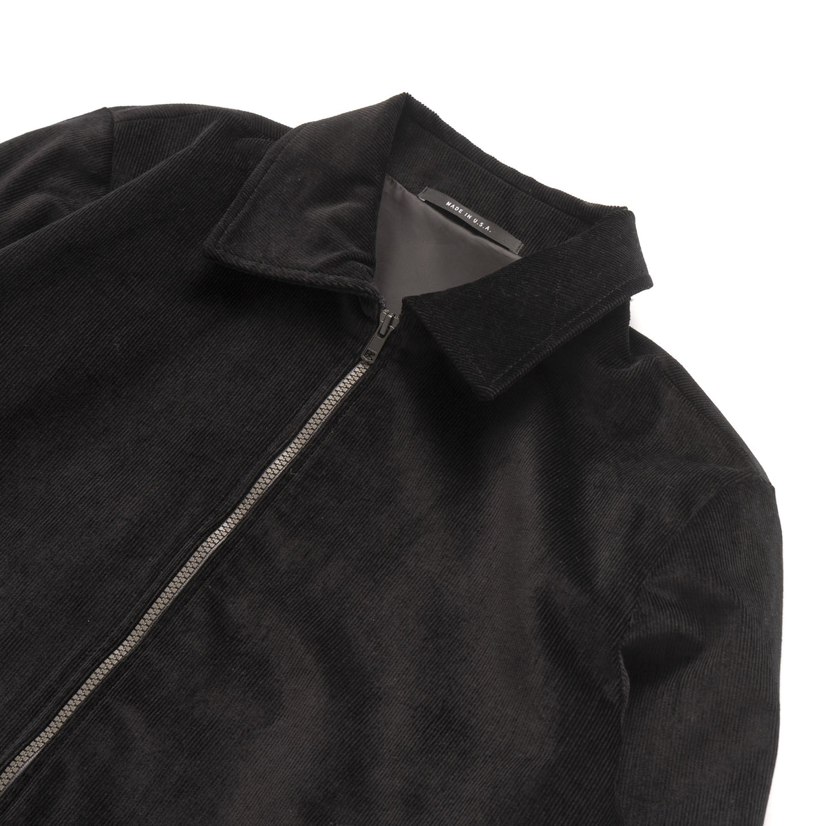 Bomber - Black Stretch Corduroy Outerwear Commonwealth Proper