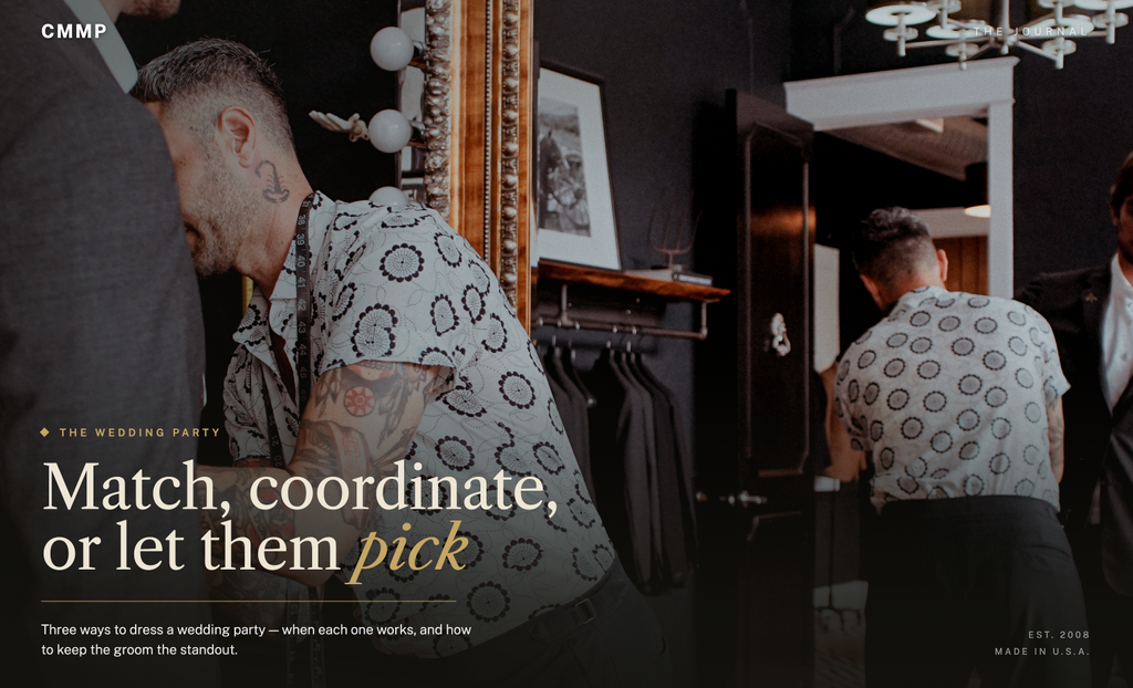 Groomsmen Suits: Matching, Coordinating, or Letting Them Pick