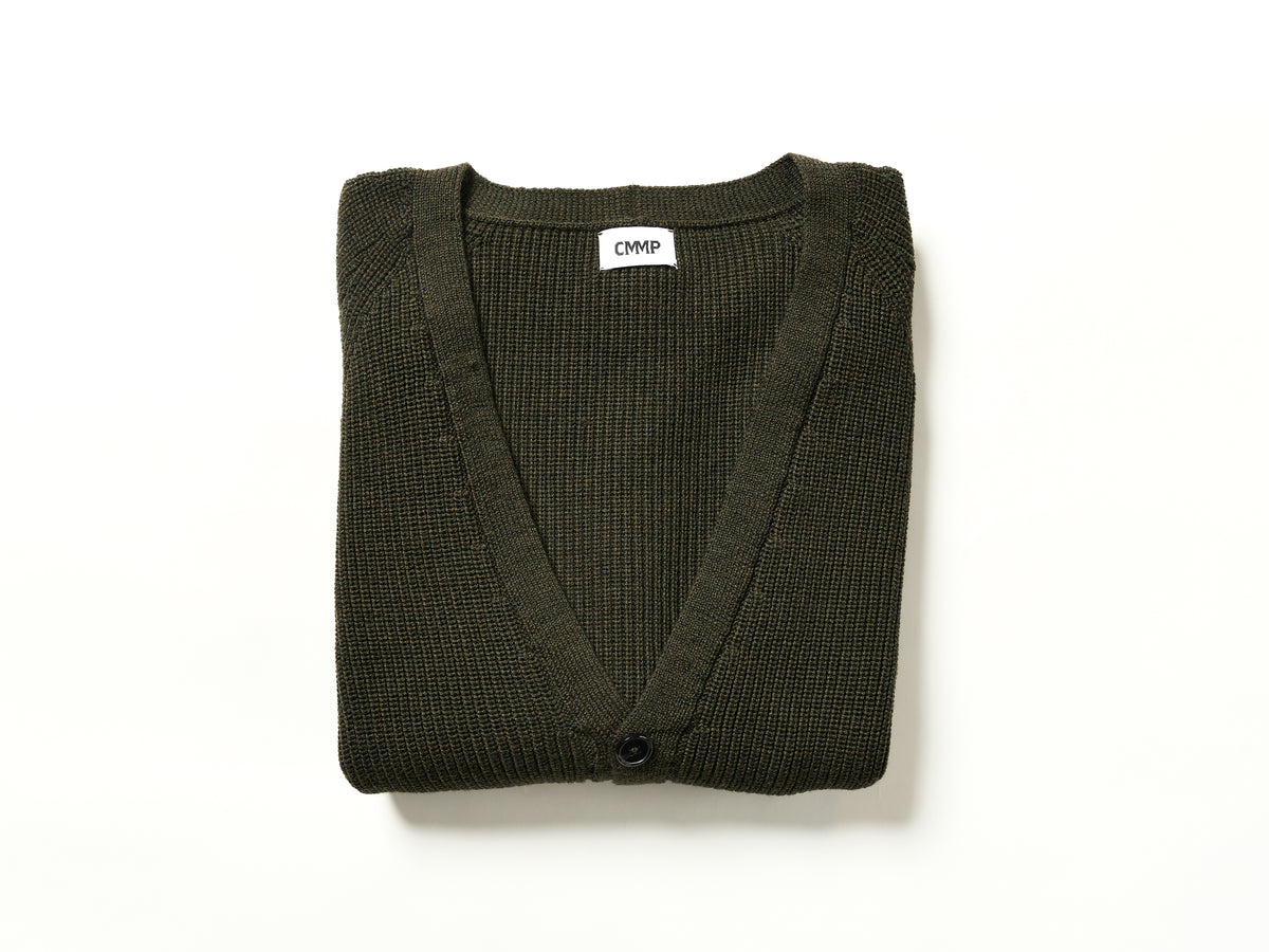 Wool Cardigan - Green