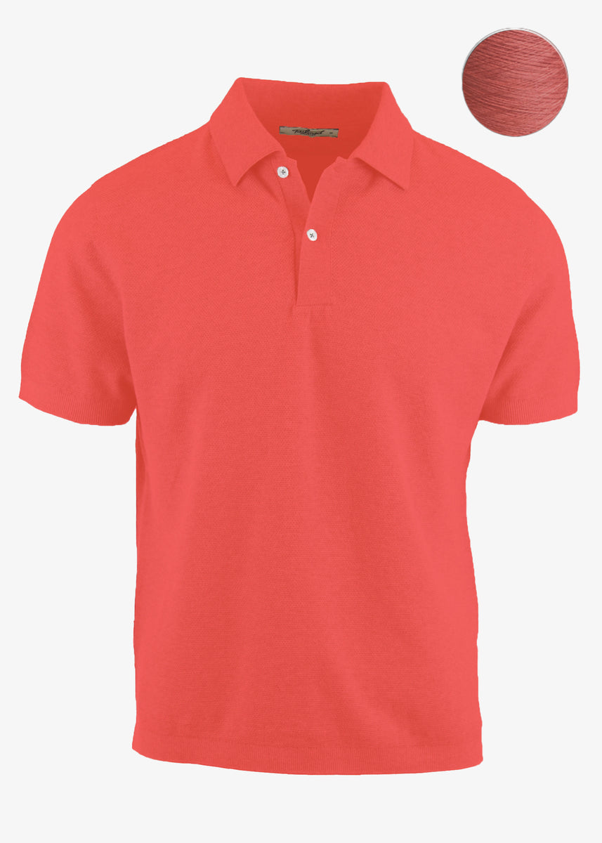 Cotton Pique Knit Polo