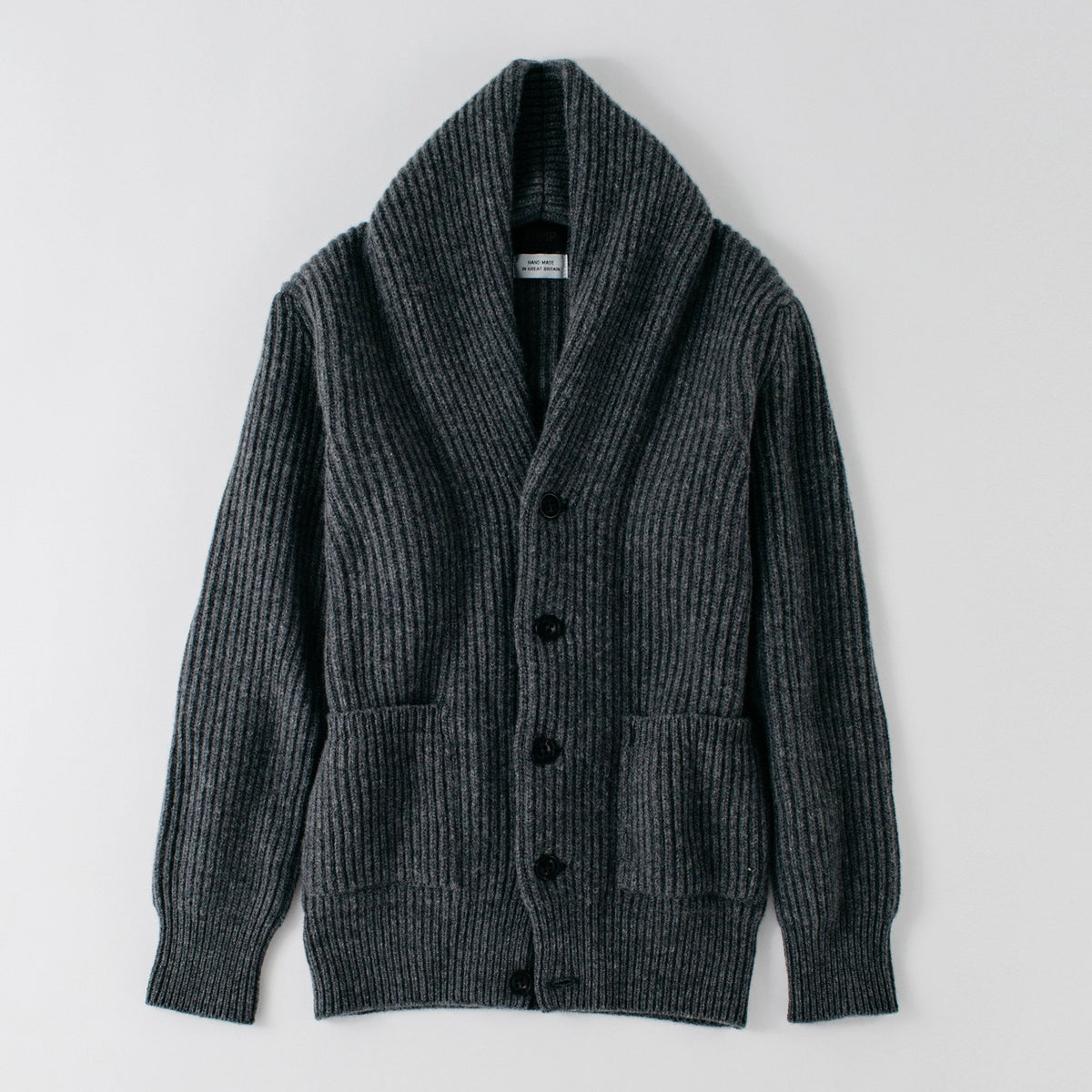 Rogue Shawl Cardigan - Darby Grey knitwear Commonwealth Proper