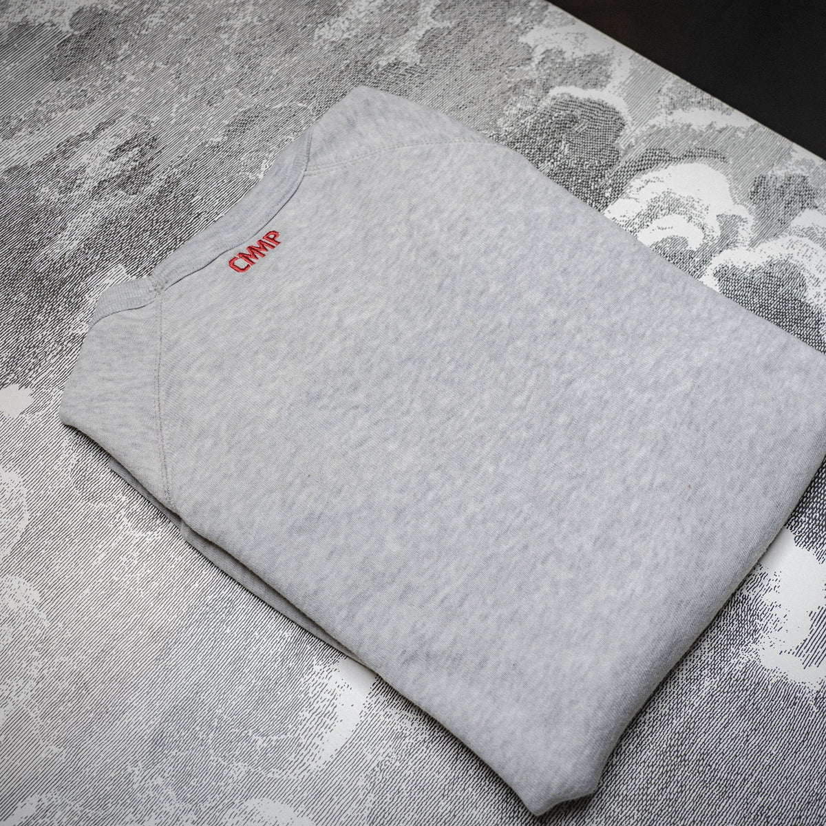 CMMP Color Block Sweatshirt - Lt. Heathered Grey Loungewear Commonwealth Proper